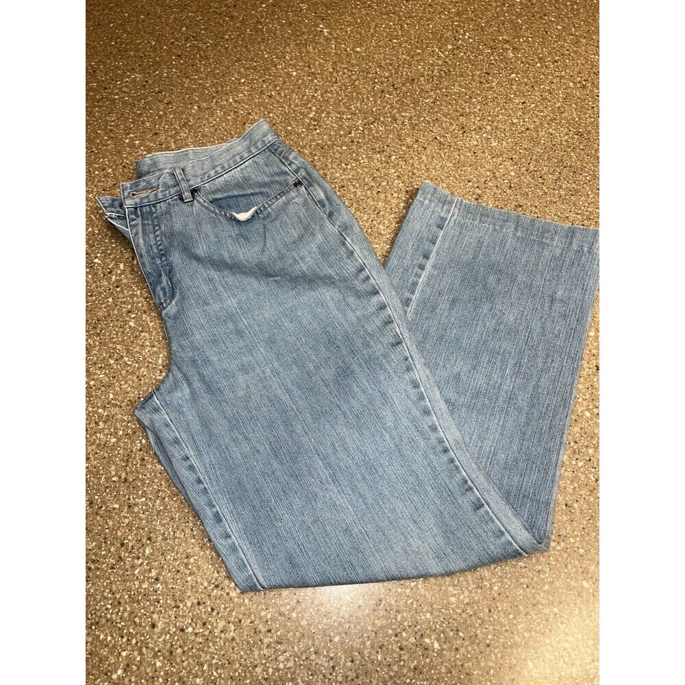 House Of Freedom Jeans Straight Leg Size 8 Light Wash - Picture 11 of 12